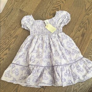 Charming Lilac Floral Kids Dress 4-5T joie NWT purple lined easter valentinesday